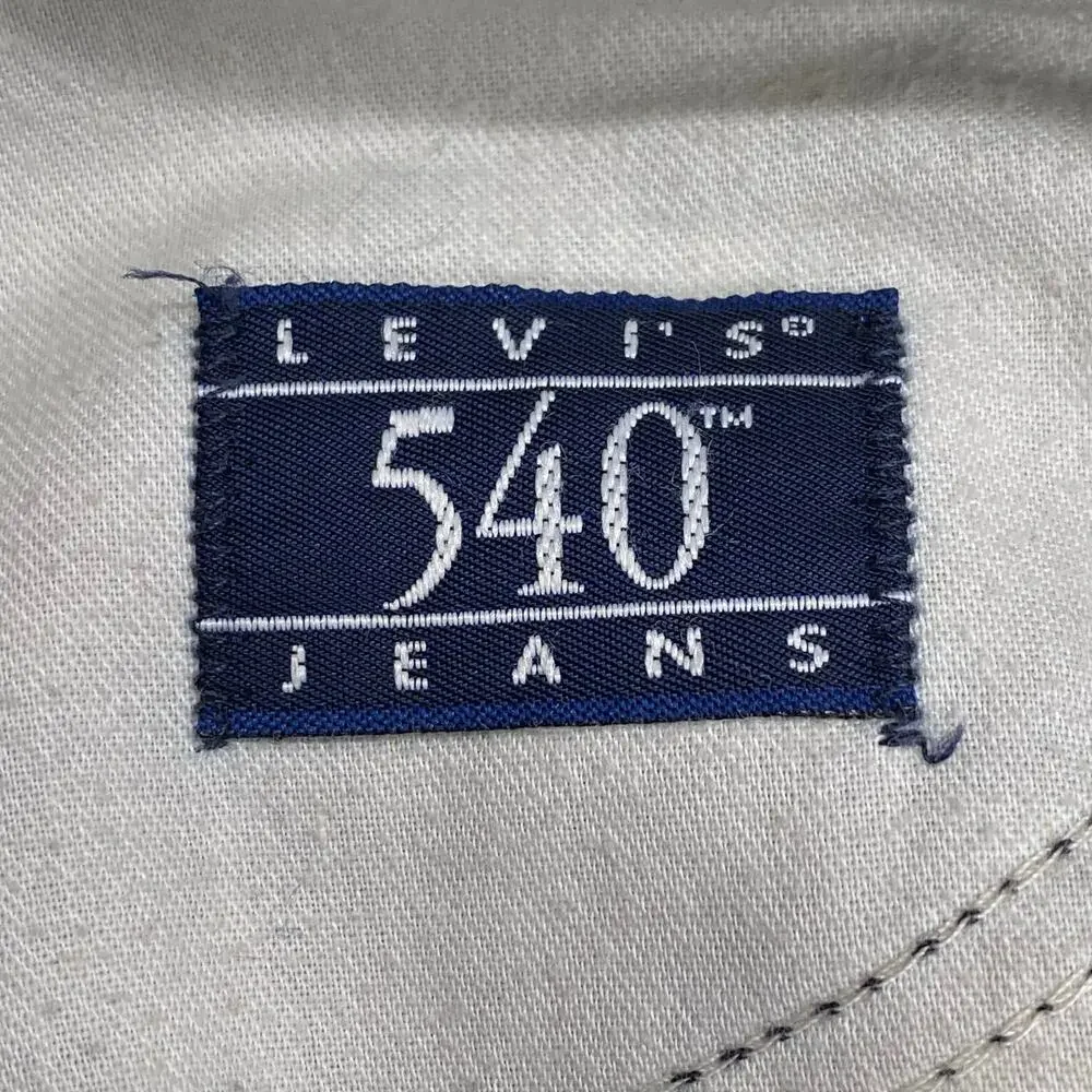 Vtg 80s Levis 540 Jeans Leather Tab‎ Mens Black Relaxed Straight USA No Size Tag